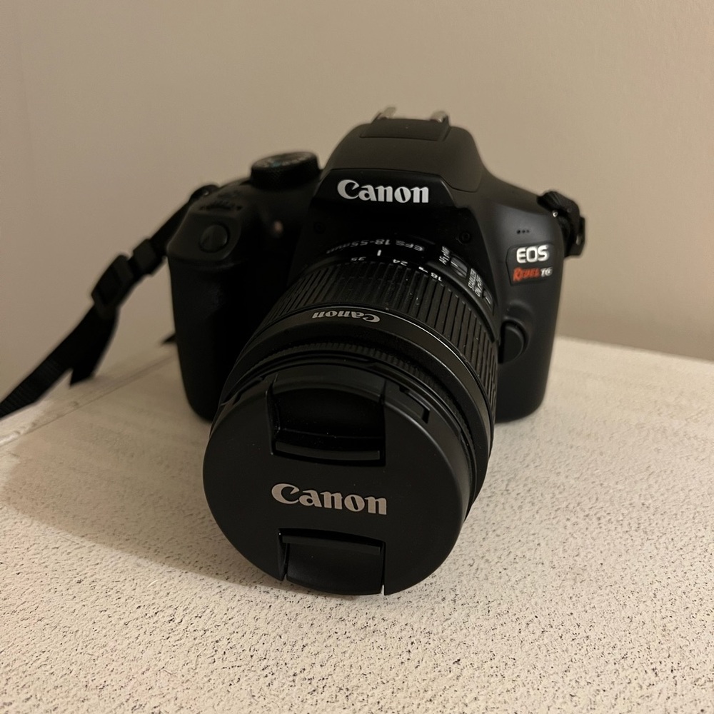 USED TWICE. Cannon camera, i LOVE it but it’s not practical for what i need